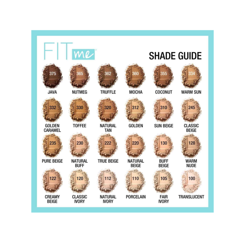 Fit me Matte + Poreless Pressed Powder - 100