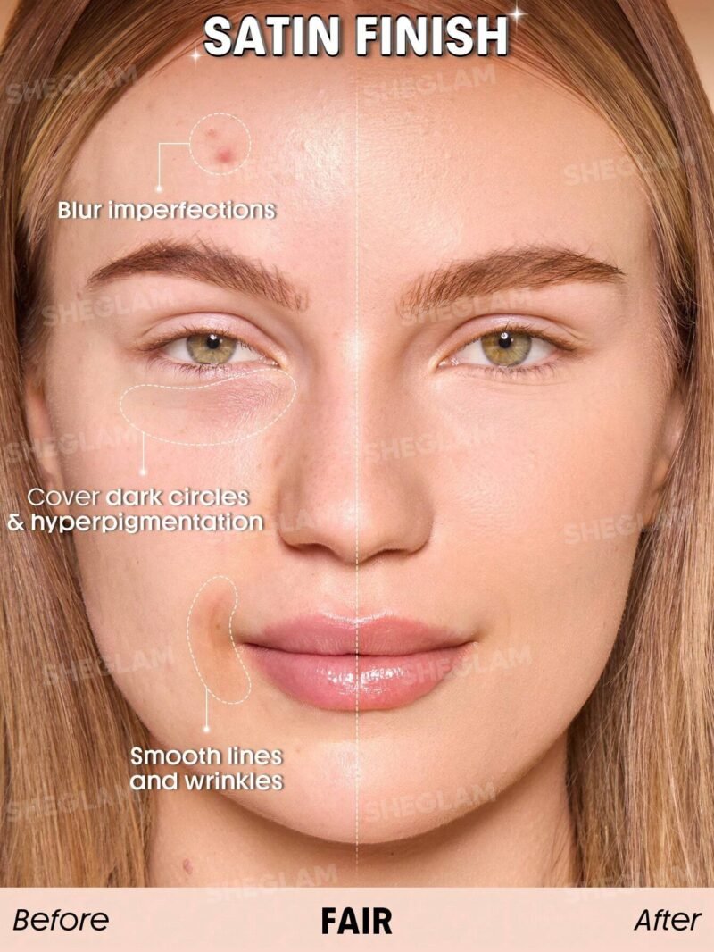 Sheglam Skin Sync Satin Foundation-Fair 30g