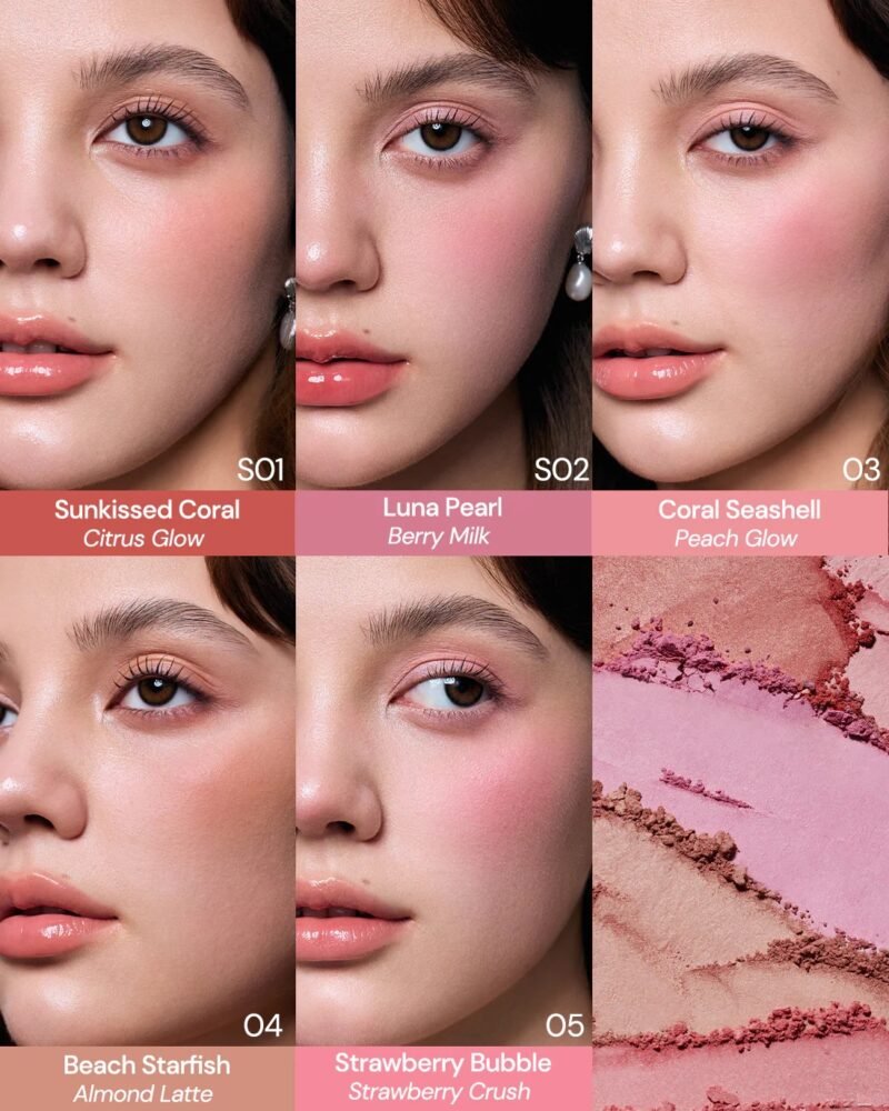 Flower know Shell's Jewel Silk Satin Blush 01