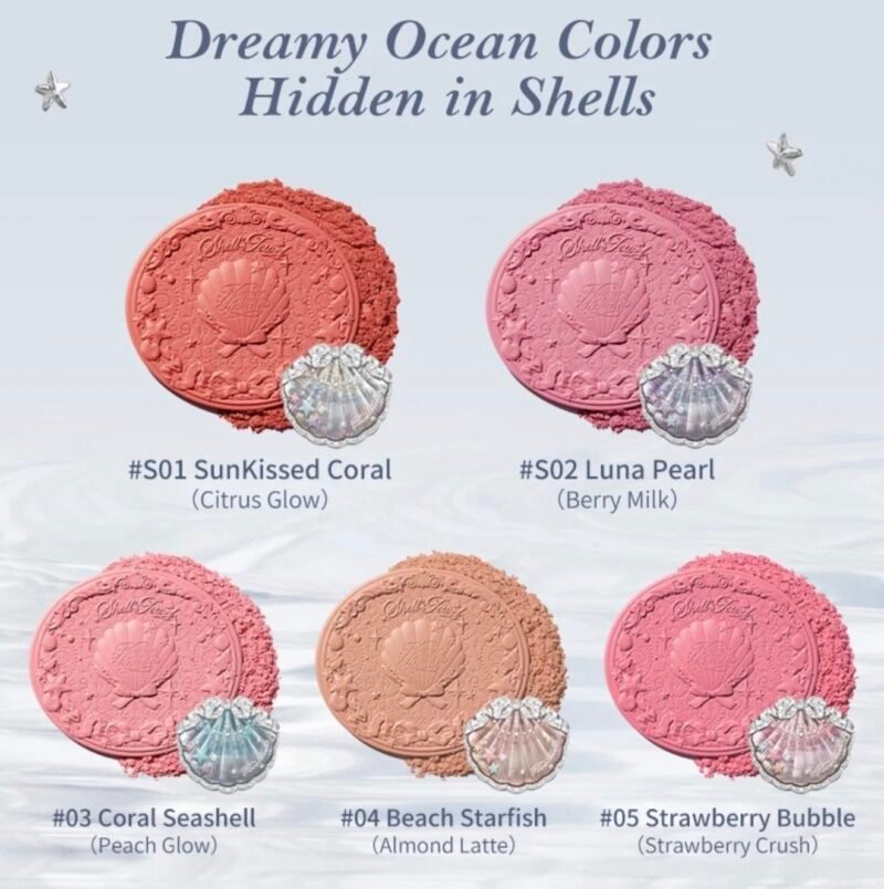 Flower know Shell's Jewel Silk Satin Blush 03