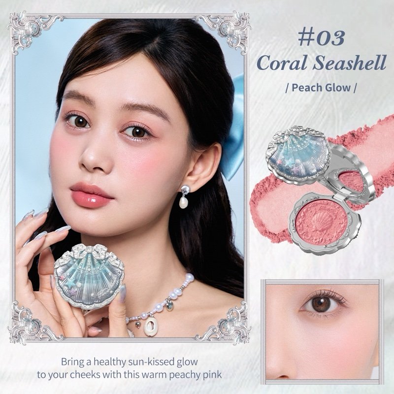 Flower know Shell's Jewel Silk Satin Blush 03