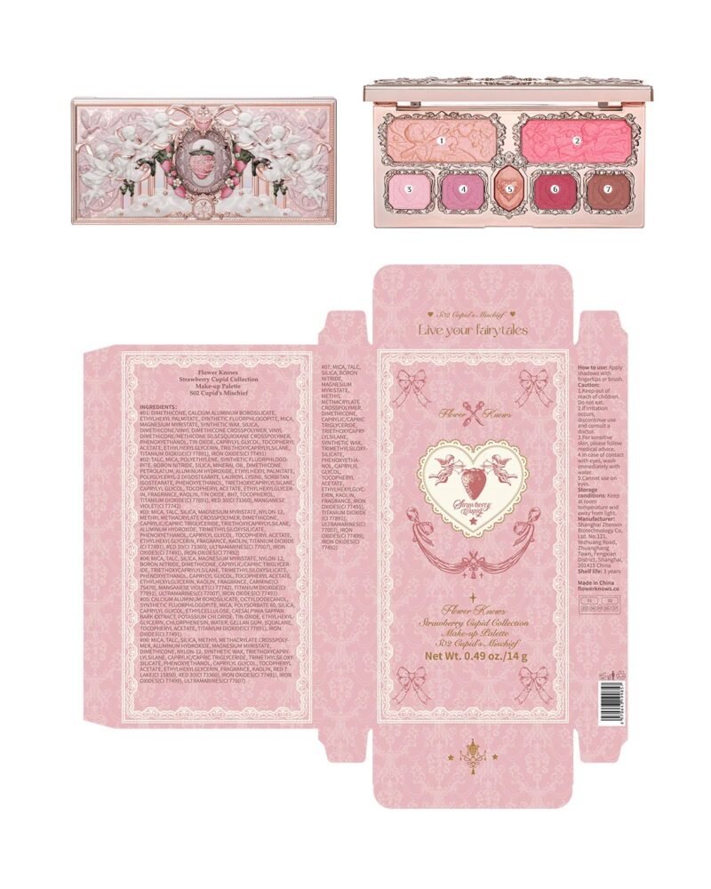 Flower know Strawberry Cupid Makeup Palette 02