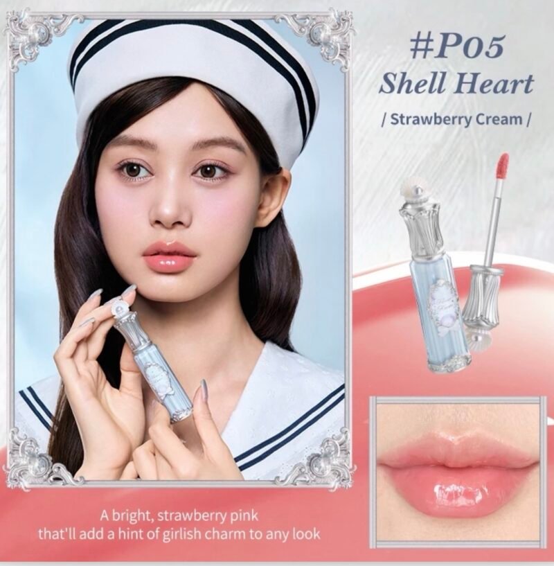 Flower know Shell Jewel Nourishing Lip Glaze 05