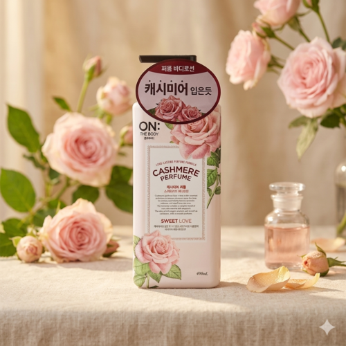 On The Body Cashmere Perfume Body Lotion [Sweet Love] 400 ml