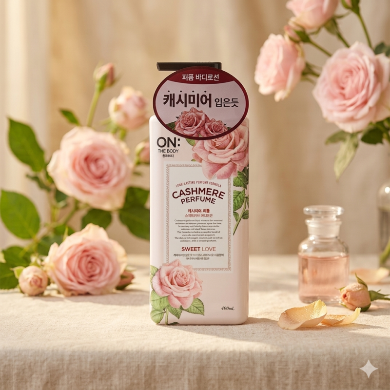 On The Body Cashmere Perfume Body Lotion [Sweet Love] 400 ml