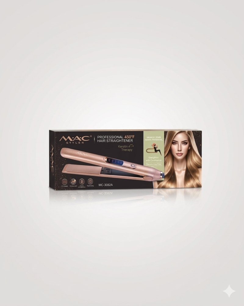Mac professional hair straightener