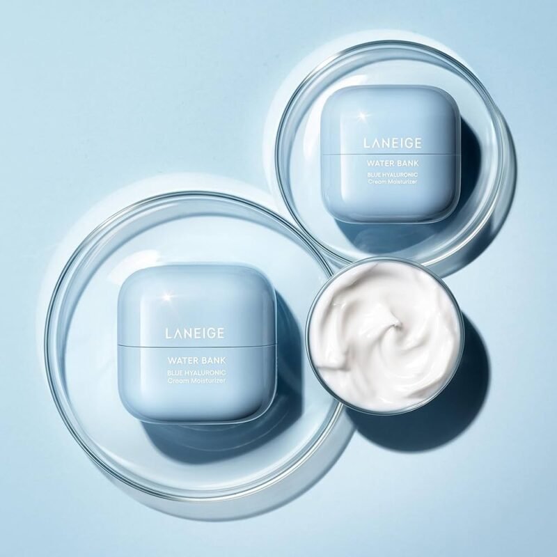LANEIGE Water Bank Blue Hyaluronic Cream Moisturizer duo set (50*50)