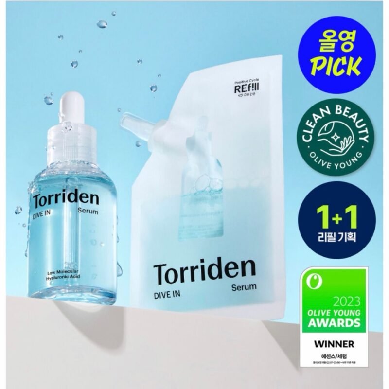 Torriden Dive-In Serum 50mL Refill Set (+50mL Refill Pack)