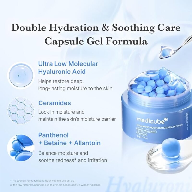 Medicube Capsule Cream with Hyaluronic Acid 55g