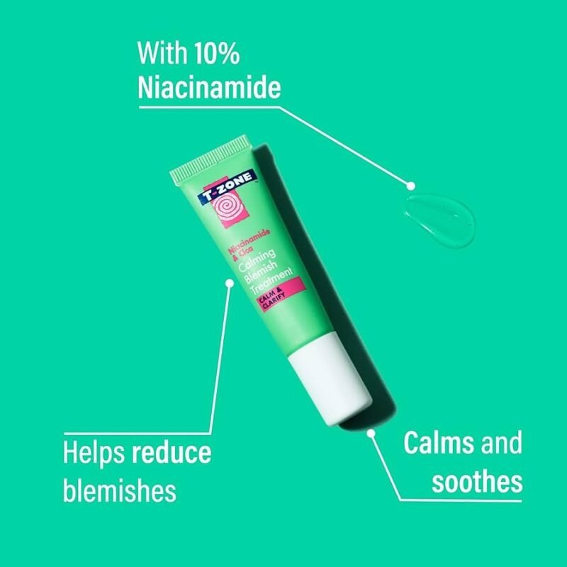 T-Zone Niacinamide & Cica Calming Blemish Treatment (8ml)