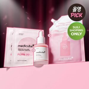 medicube PDRN Pink Peptide Ampoule 30ml Refill Set (+Refill Pack 50ml+Gel Pads 2P(2ea))