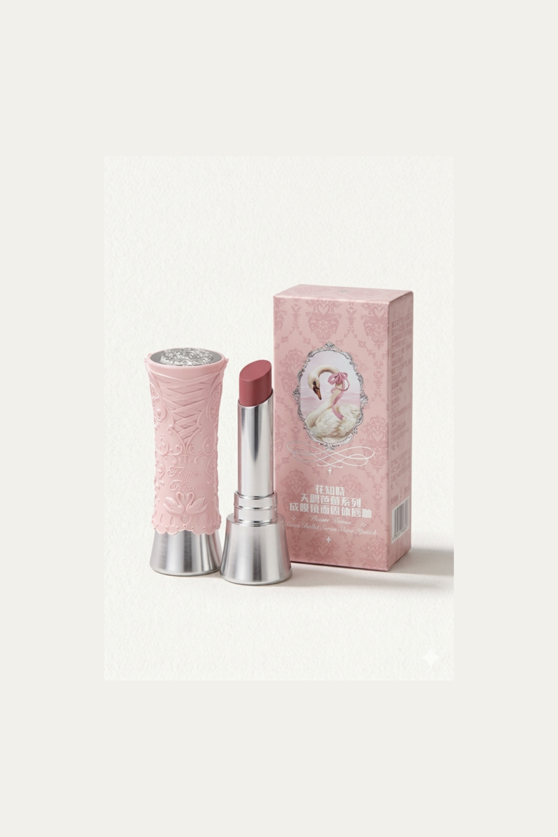 Flower know Swan Ballet Shine Lipstick 02