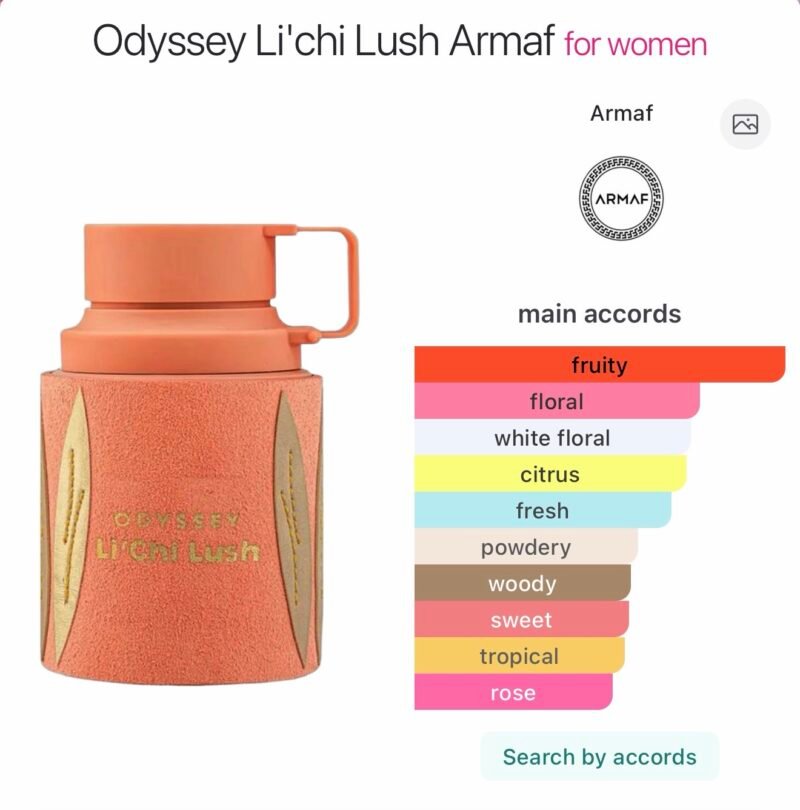 Armaf odyssey li chi lush edp 100ml