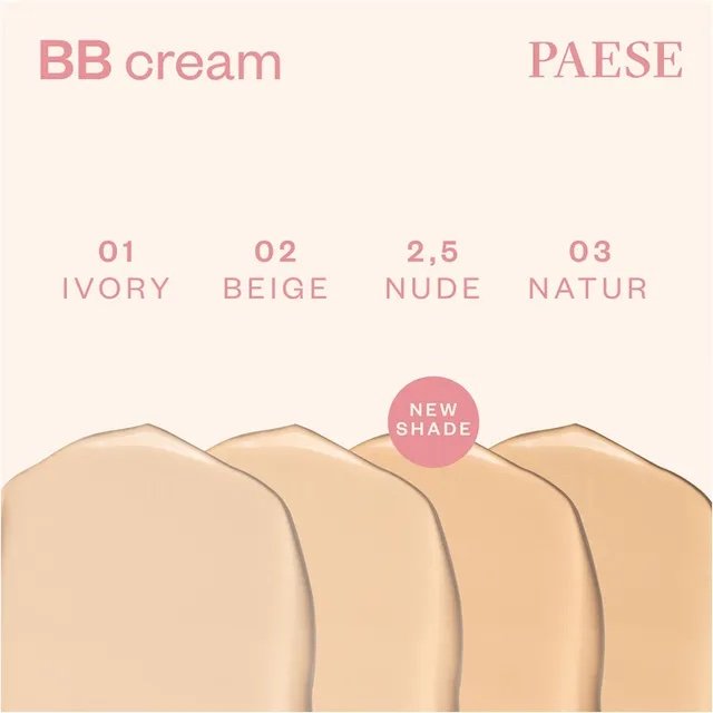 Paese BB Cream with Hyaluronic Acid 2.5c 30 ml