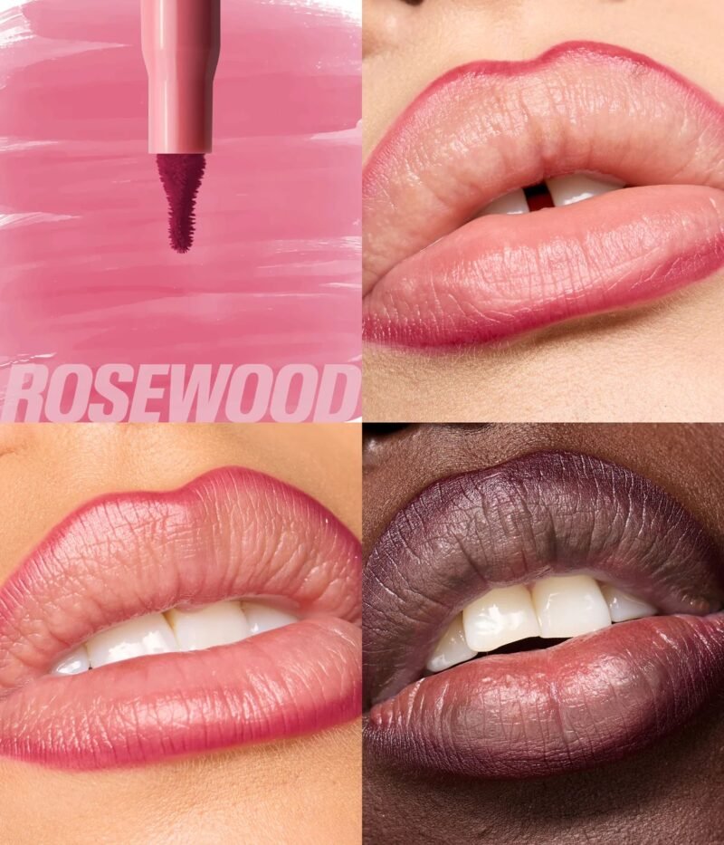 Huda beauty Lip Contour Lip Stain for 12-Hour Wear _rosewood
