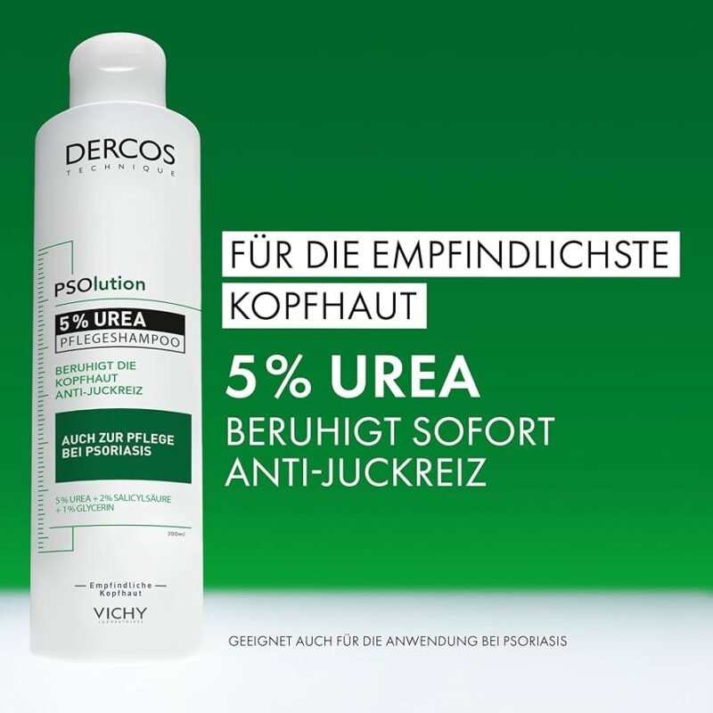 Vichy Dercos Psolution Nourishing Shampoo Soothing Care Shampoo with 5% Urea 200ml