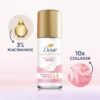 Dove Radiant + Care Deodorant Serum Roll On 3% Niacinamide 10x Collagen Deep Renew 45ml