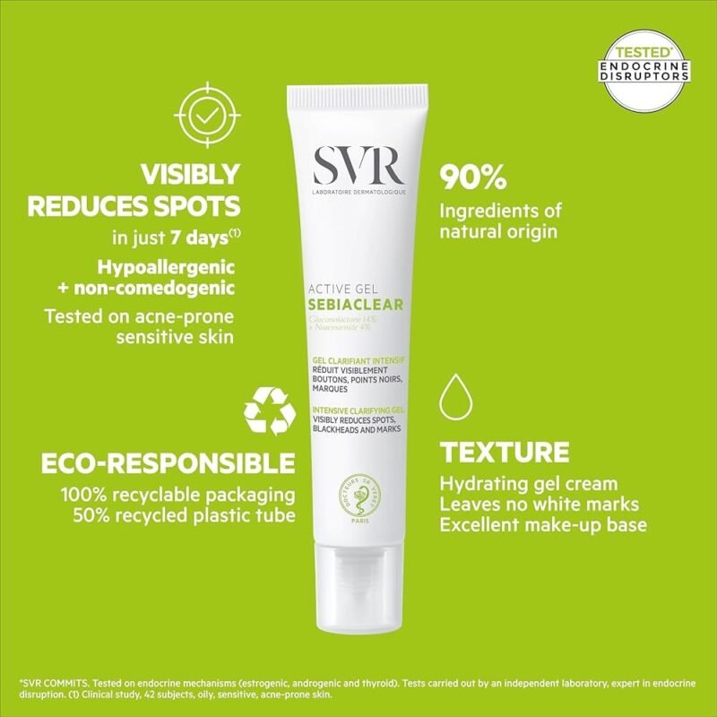 SVR Sebiaclear Active Face Gel Sebiaclear 40ml