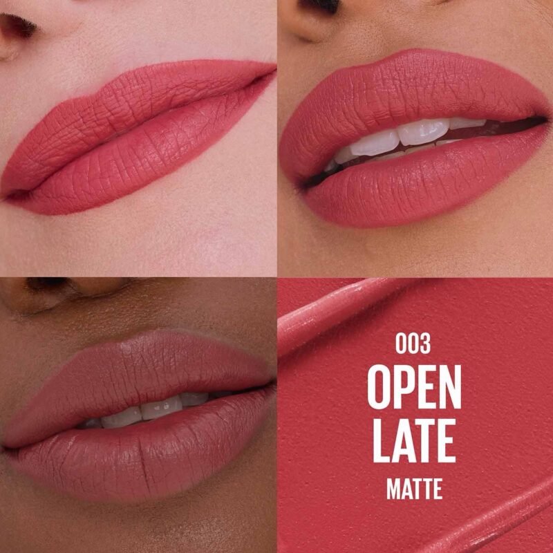 Maybelline moisturizing serum lipstick_003 open late