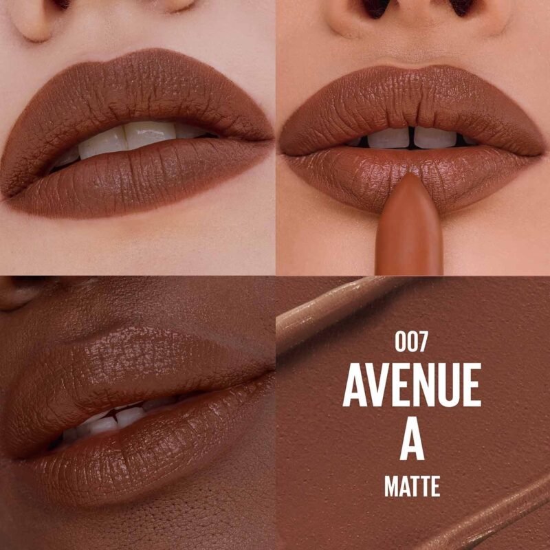 Maybelline moisturizing serum lipstick_007 avenue A