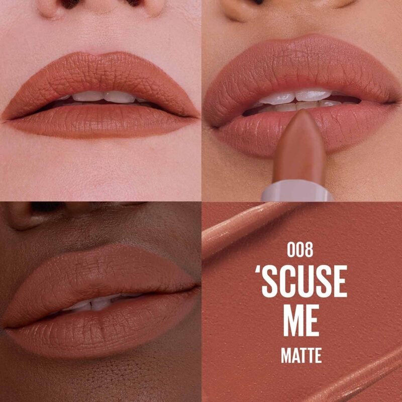 Maybelline moisturizing serum lipstick_008 scuse me