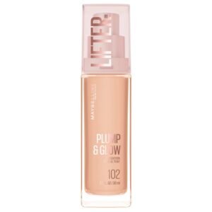 Maybelline Lifter plump&glow Foundation 102