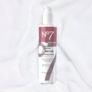 No7 Restore & Renew DUAL ACTION Cleansing Lotion 200ml