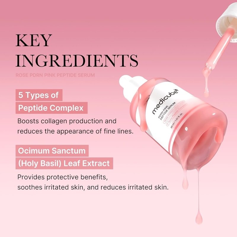 Medicube PDRN Pink Peptide Ampoule 30ml Limited Set (+Refill 50ml+PDRN Pink One Day Serum 1.5ml*5P)