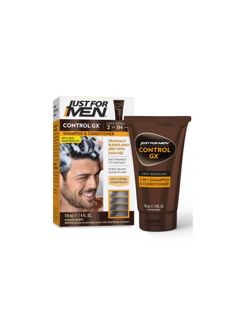 Just for men control gx 2 in 1 shampoo & conditioner 118ml