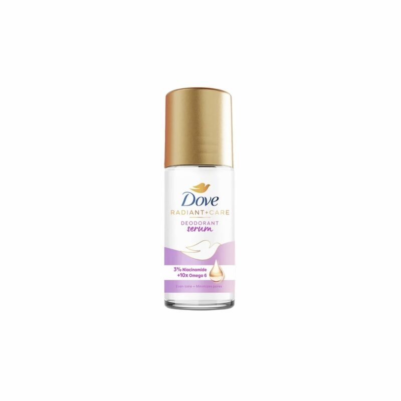 Dove Radiant + Care Deodorant Serum Roll On 3% Niacinamide 10x Omega 45ml