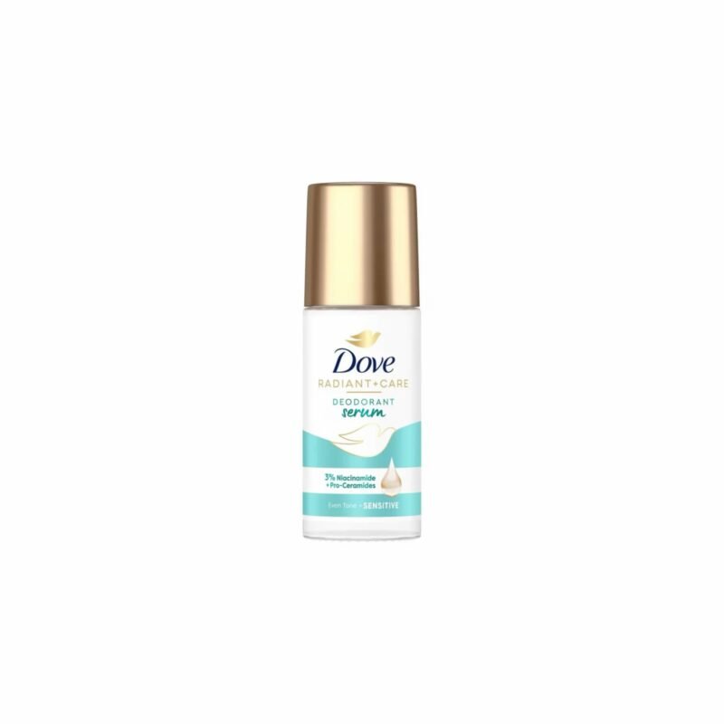 Dove Radiant + Care Deodorant Serum Roll On 3% Niacinamide Pro-Ceramides Sensitive 45ml