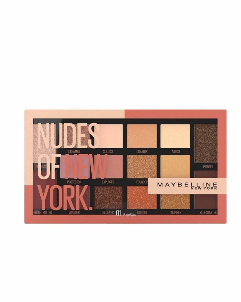 Maybelline nudes of New York eyeshadow palette