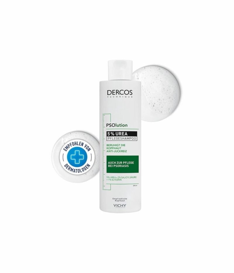 Vichy Dercos Psolution Nourishing Shampoo Soothing Care Shampoo with 5% Urea 200ml
