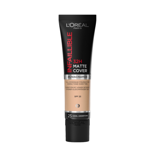 Loreal infallible 32hr matte cover foundation 25 cool undertone 