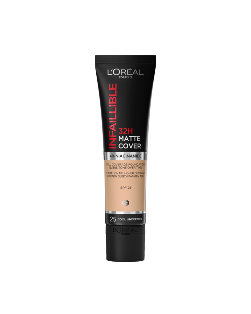 Loreal infallible 32hr matte cover foundation 25 cool undertone 