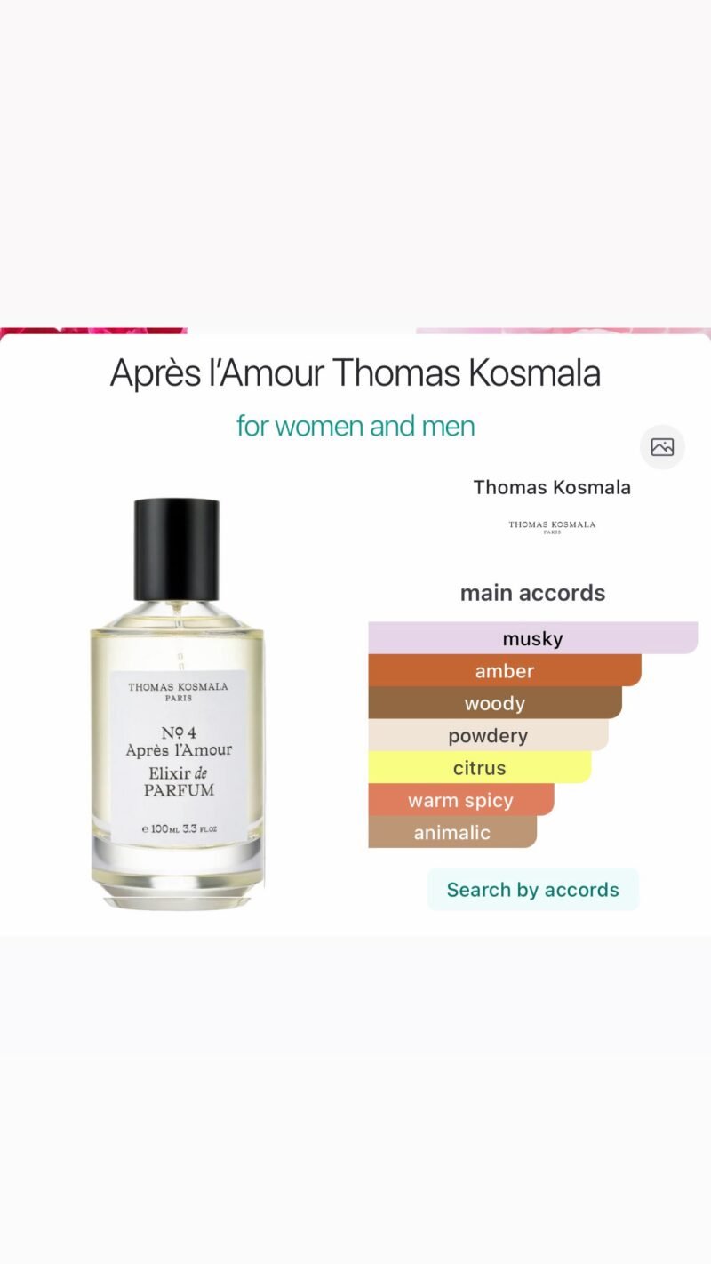 Thomas kosmala no 4 elixir de parfum 100ml