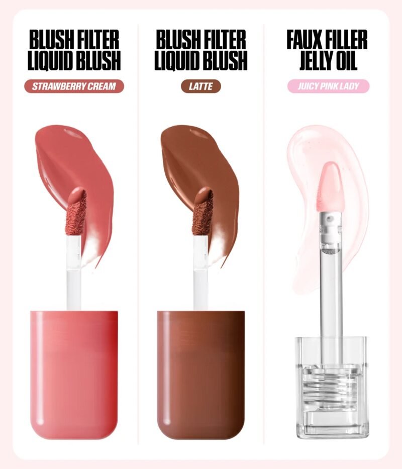 Huda Beauty Habibti lip and cheek kit