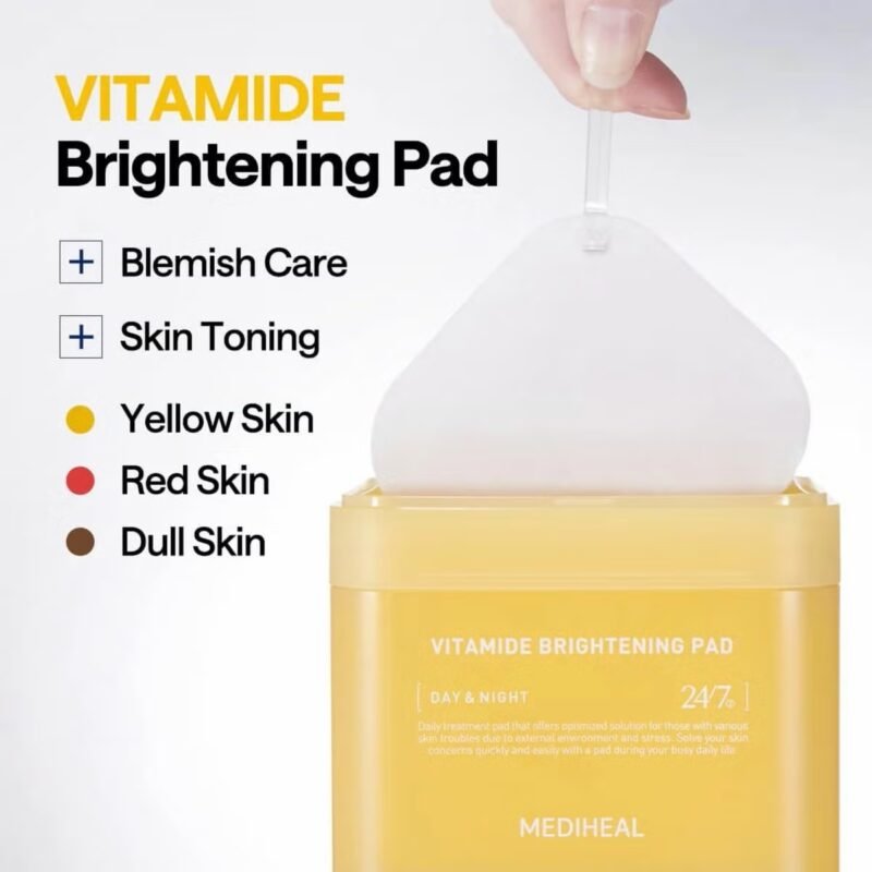 Mediheal vitamide brightening pad 100pad