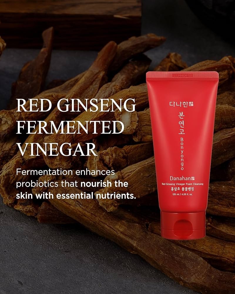 Danahan Red Ginseng Vinegar Foam Cleanser 120ml