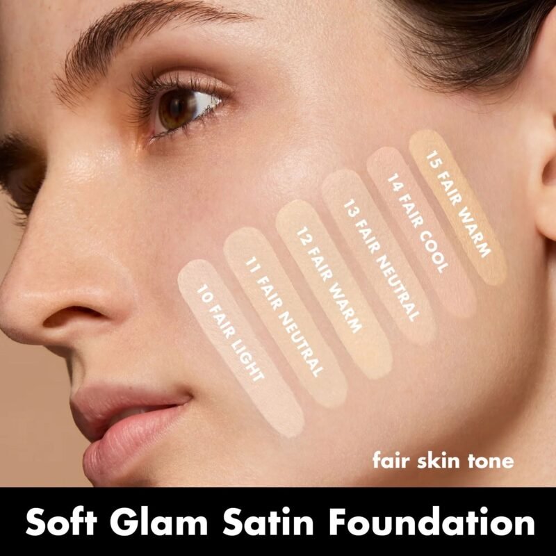 Elf Soft Glam Satin Foundation- 22light warm