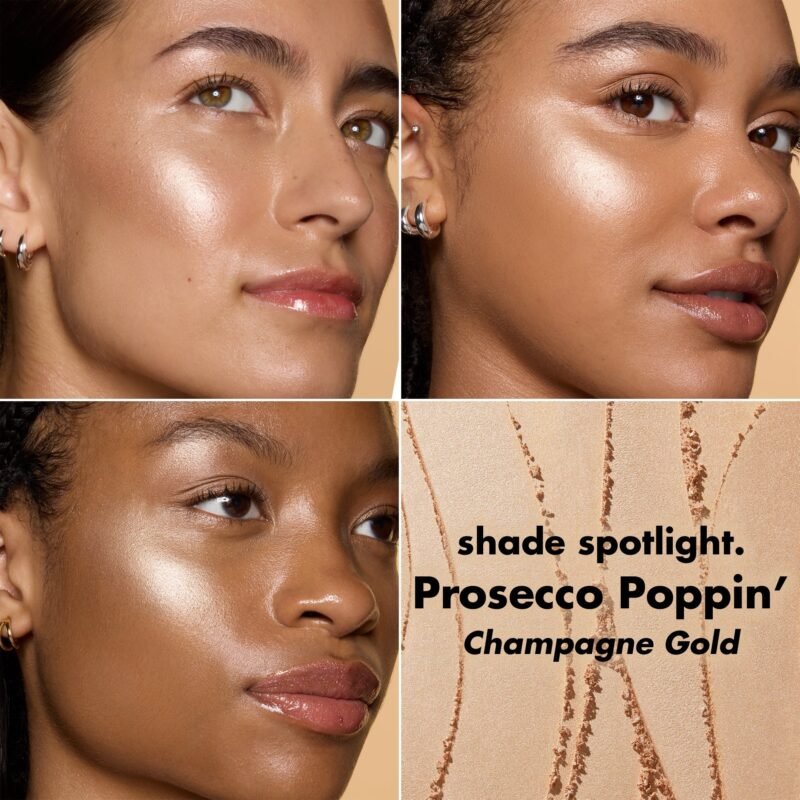 Elf Halo Glow Silky Powder Highlighter-Prosecco Poppin