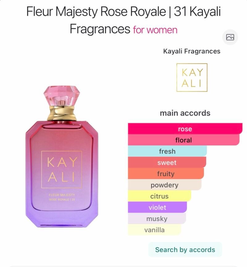 Kayali Rose Royal set 50ml+10ml