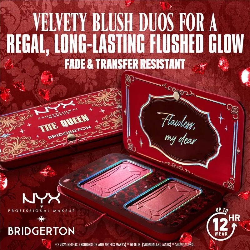 NYX Bridgerton The Queen Blush Duo