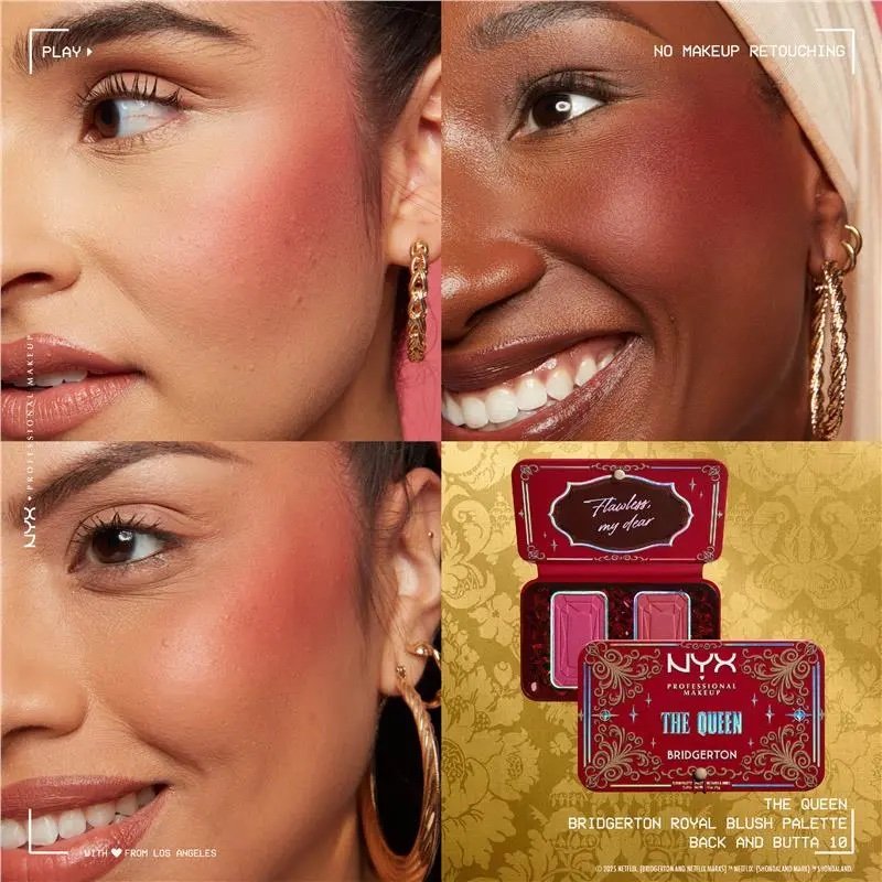 NYX Bridgerton The Queen Blush Duo
