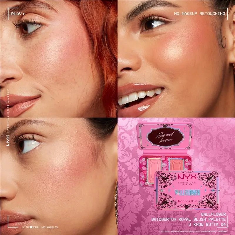 NYX Bridgerton Wallflower Blush Duo