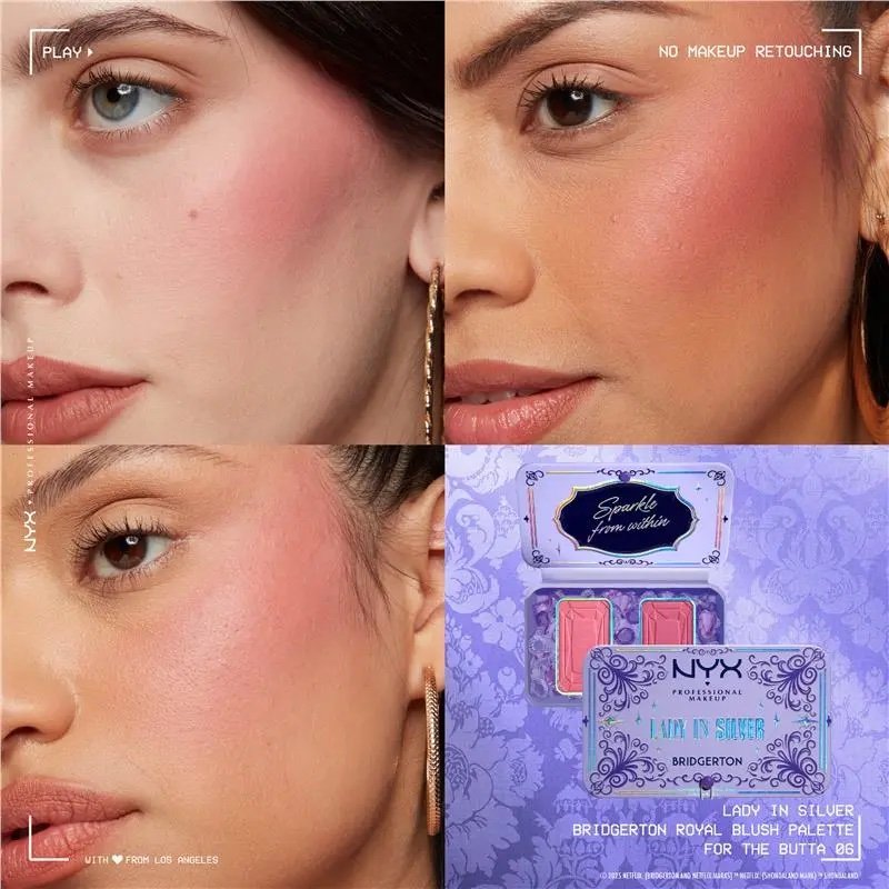 NYX Bridgerton Lady In Silver Blush Duo