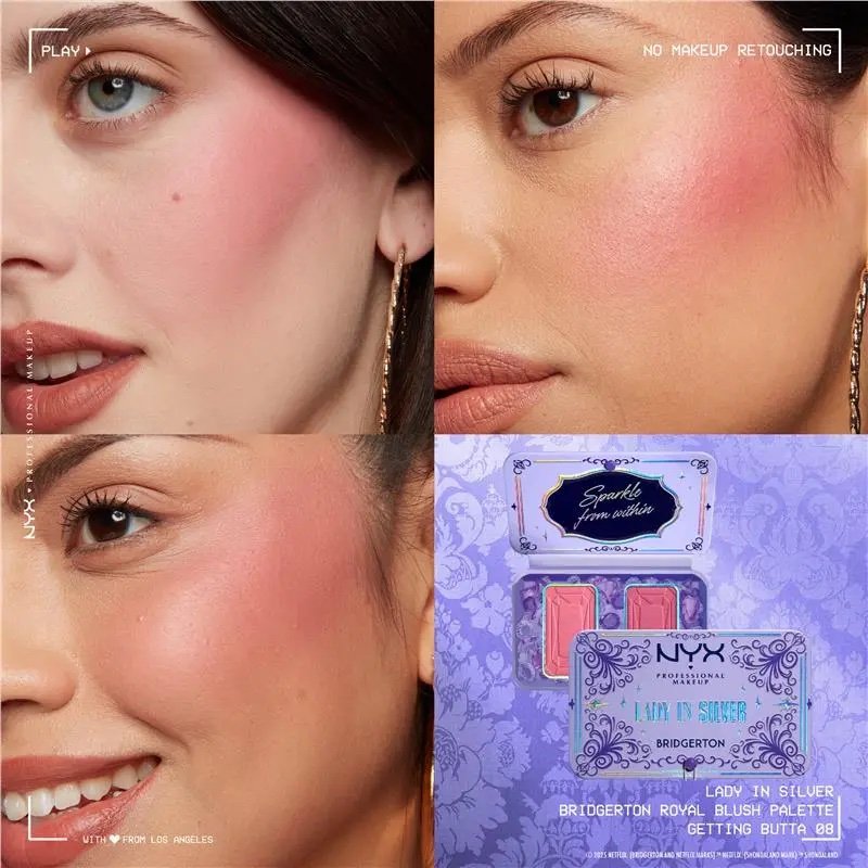 NYX Bridgerton Lady In Silver Blush Duo