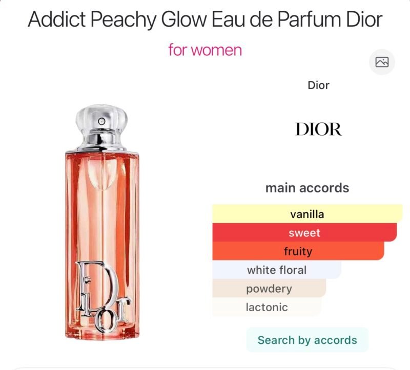 Dior addict peachy glow 100ml