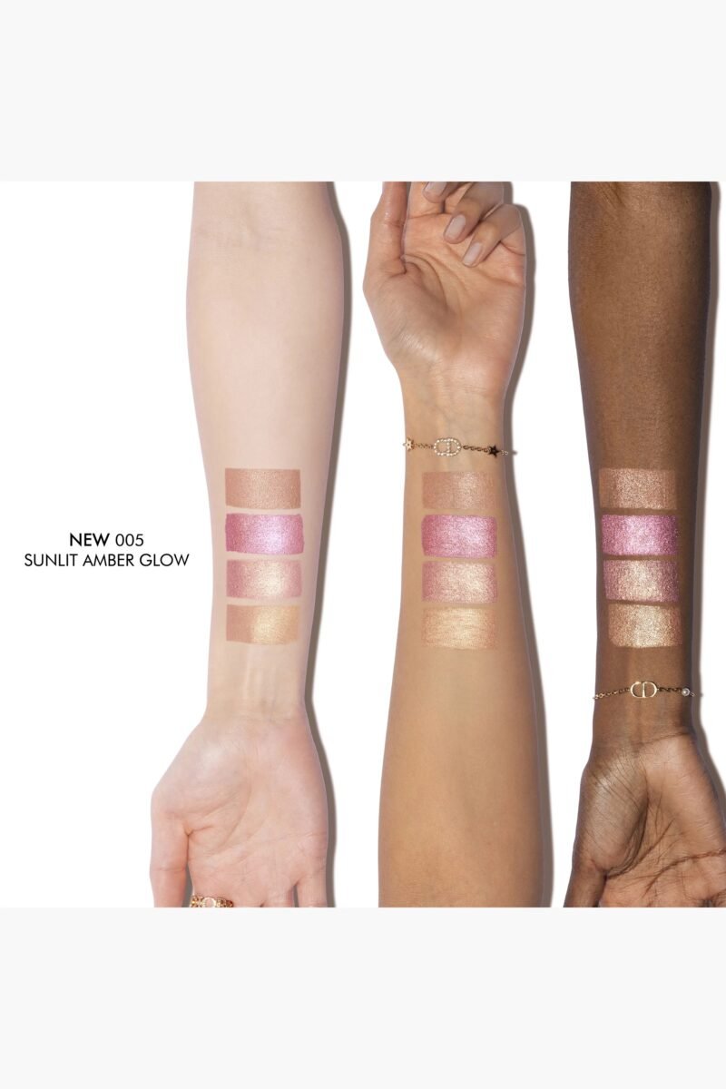 Dior Backstage Glow Maximizer Palette Highlighter & Blush_ 005 Sunlit Amber Glow