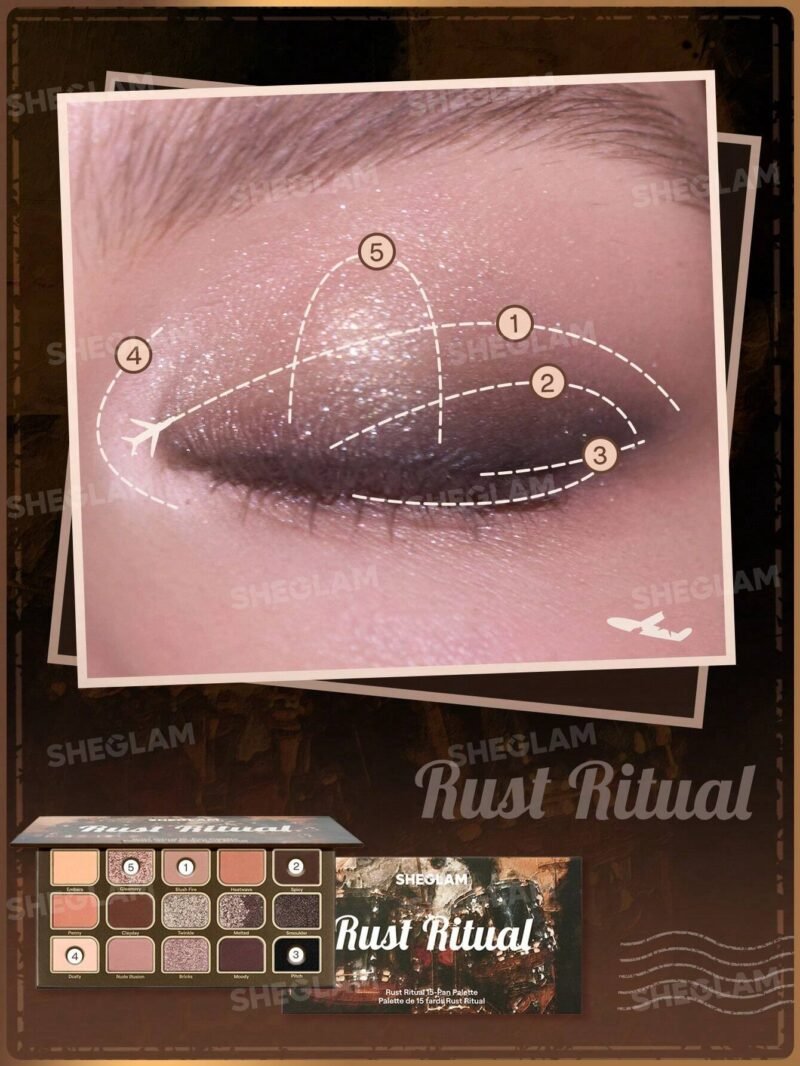 Sheglam Rust Ritual 15-Pan Palette